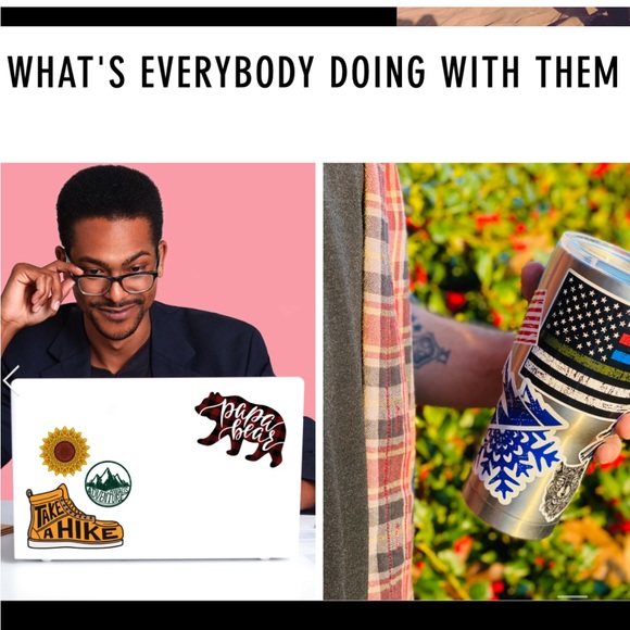 STICKERS DECORATE/PERSONALIZE items for cell phone, cups, coolers, water bottles - Picture 12 of 13